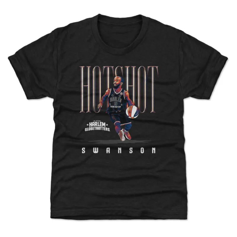 Hot Shot Swanson Harlem Globetrotters Nickname WHT sold by 500 Level