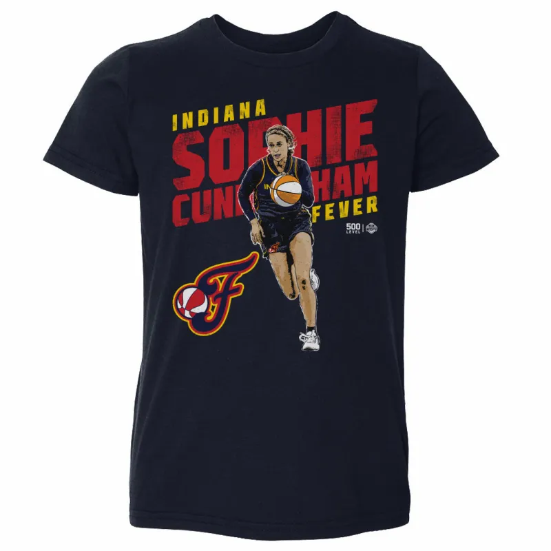 Sophie Cunningham Indiana Fever Slant WHT sold by 500 Level