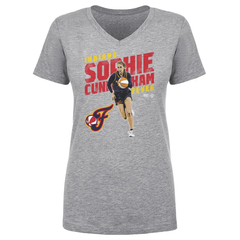 Sophie Cunningham Indiana Fever Slant WHT sold by 500 Level