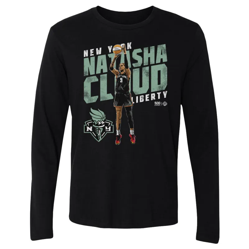 Natasha Cloud New York Liberty Slant WHT sold by 500 Level