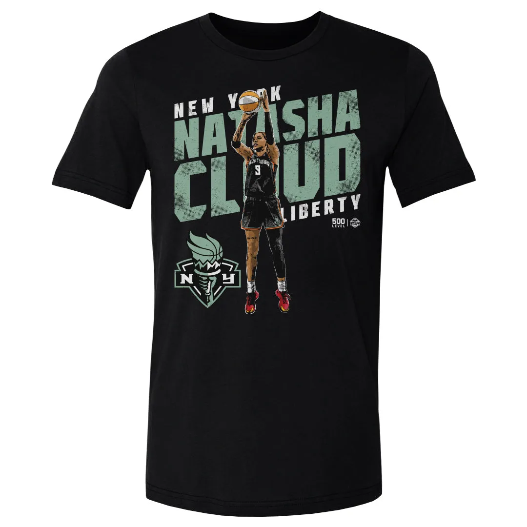 Natasha Cloud New York Liberty Slant WHT sold by 500 Level
