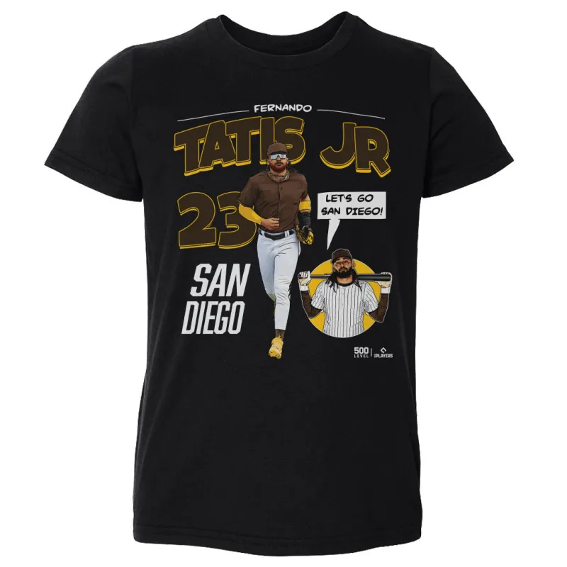 Fernando Tatis Jr. San Diego Comicbook WHT sold by 500 Level