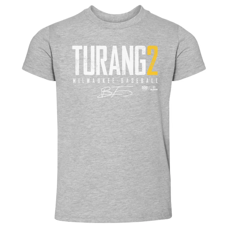 Brice Turang Milwaukee Elite WHT sold by 500 Level