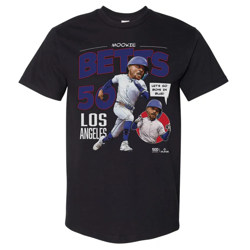 Mookie Betts Los Angeles D Comicbook WHT sold by 500 Level