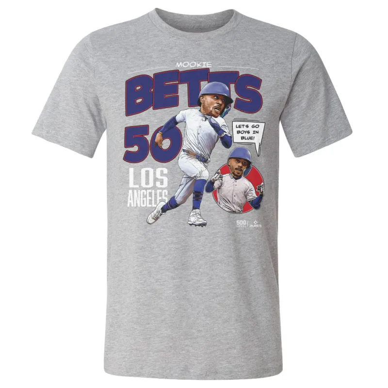 Mookie Betts Los Angeles D Comicbook WHT sold by 500 Level