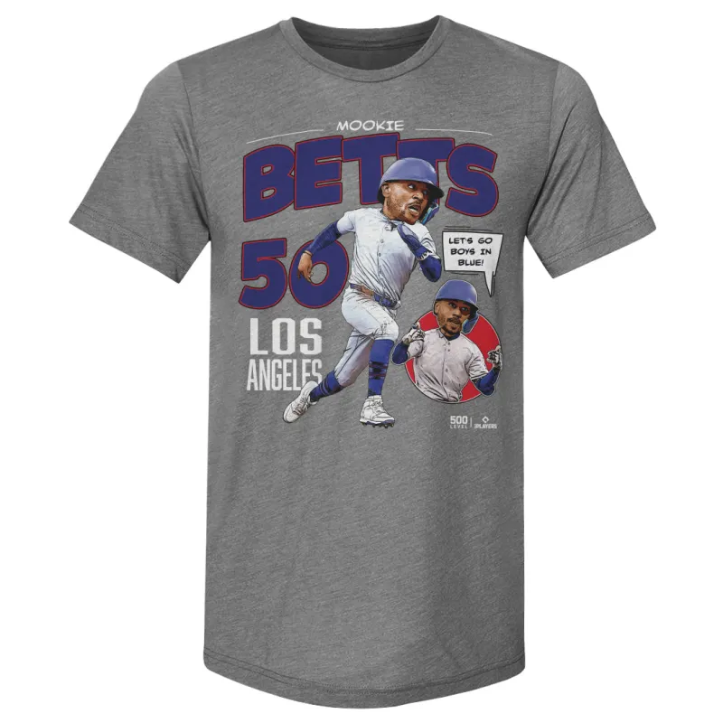 Mookie Betts Los Angeles D Comicbook WHT sold by 500 Level