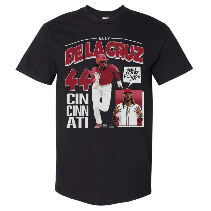 Elly De La Cruz Cincinnati Comicbook WHT sold by 500 Level