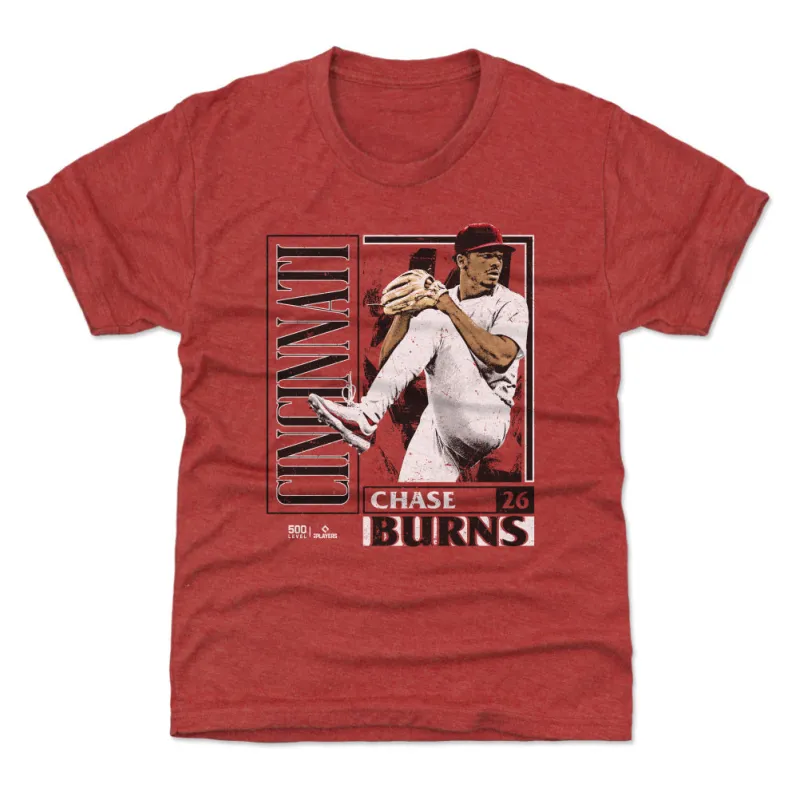 Chase Burns Cincinnati Card Style WHT sold by 500 Level
