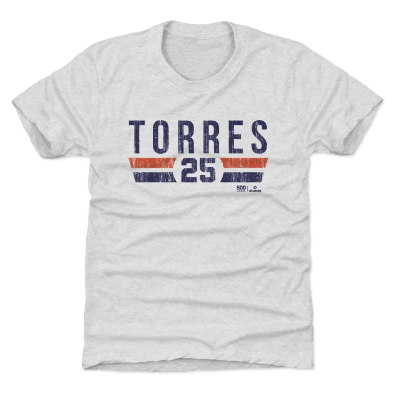 Gleyber Torres Detroit Font sold by 500 Level