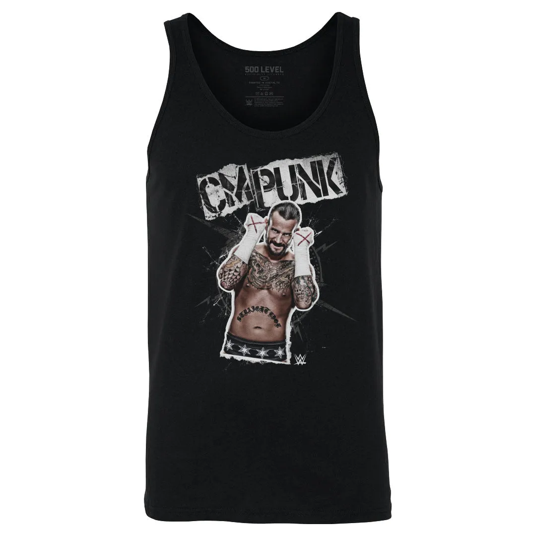 CM Punk Grunge WHT sold by 500 Level