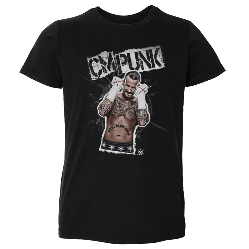 CM Punk Grunge WHT sold by 500 Level