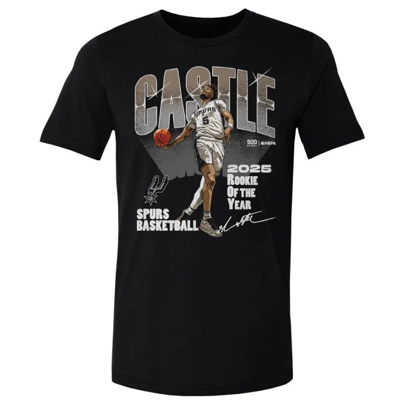 Stephon Castle San Antonio Spurs 2025 Rookie Of The Year WHT sold by 500 Level