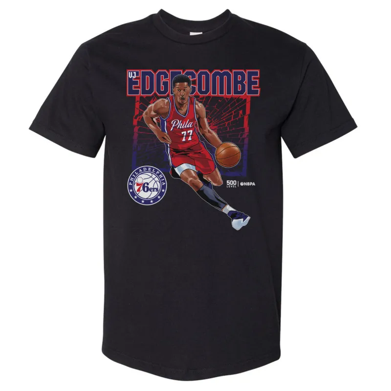 VJ Edgecombe Philadelphia 76ers Shattered WHT sold by 500 Level