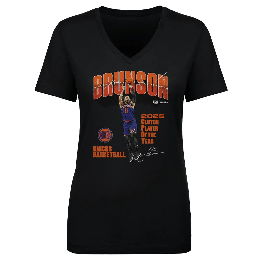 Jalen Brunson New York Knicks 2025 Clutch Player Of The Year WHT sold by 500 Level