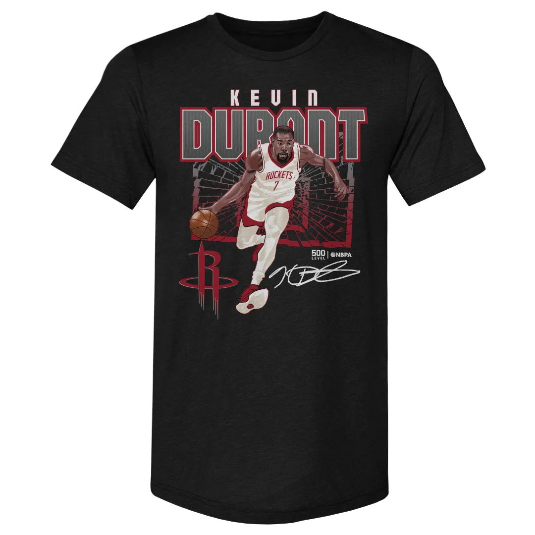 Kevin Durant Houston Rockets Shattered WHT sold by 500 Level