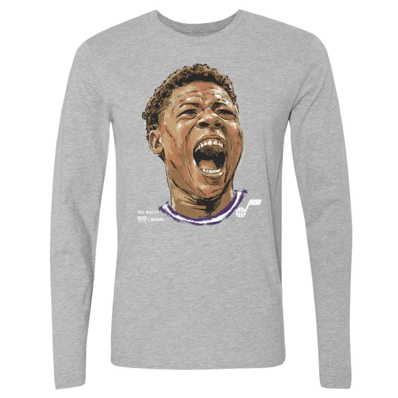 Ace Bailey Utah Jazz Portrait WHT sold by 500 Level