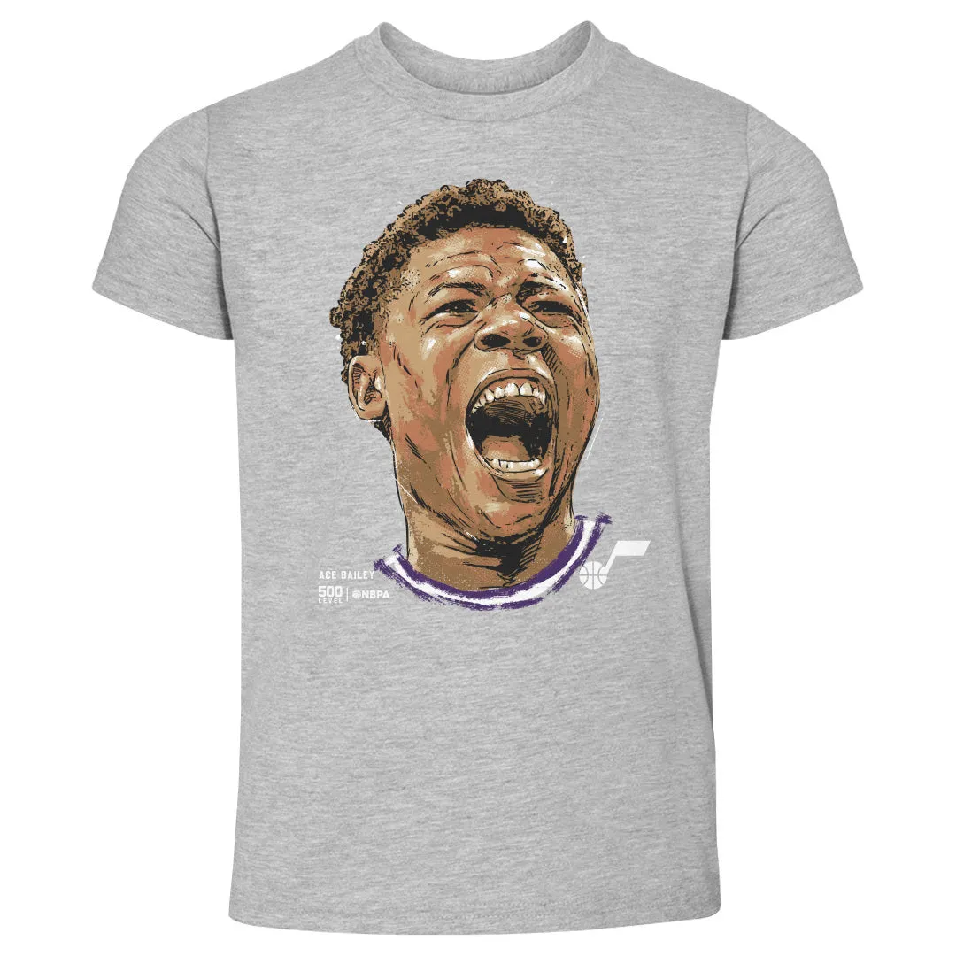 Ace Bailey Utah Jazz Portrait WHT sold by 500 Level