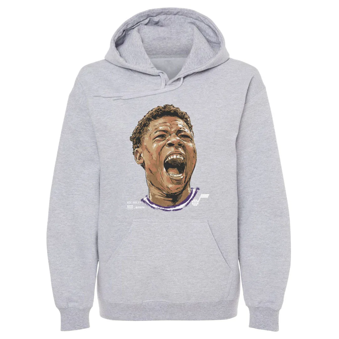 Ace Bailey Utah Jazz Portrait WHT sold by 500 Level
