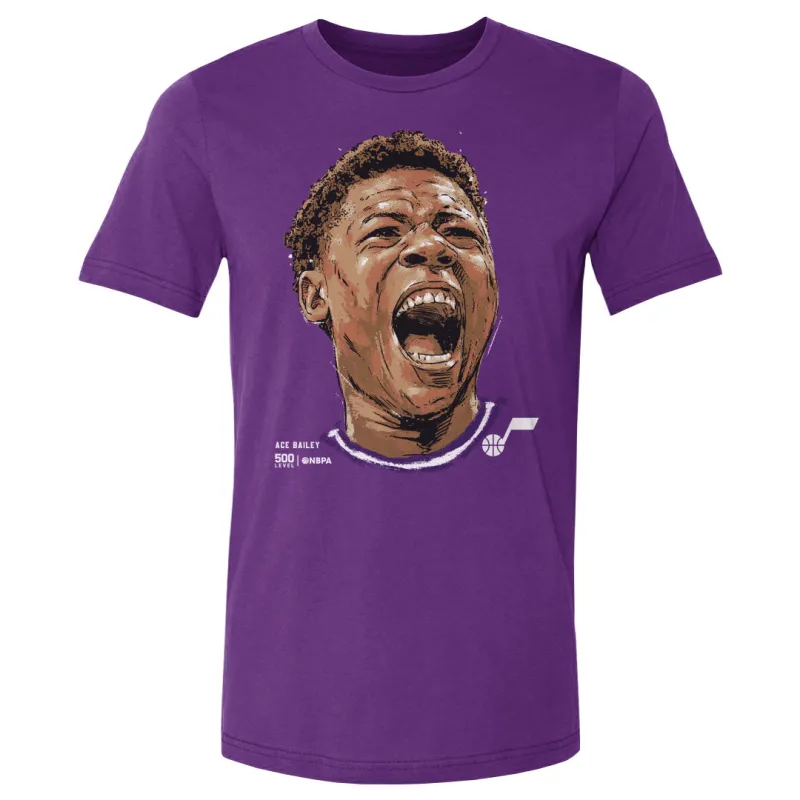 Ace Bailey Utah Jazz Portrait WHT sold by 500 Level