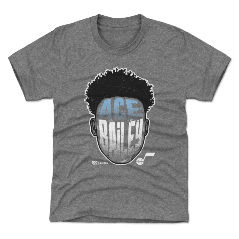 Ace Bailey Utah Jazz Player Silhouette WHT sold by 500 Level