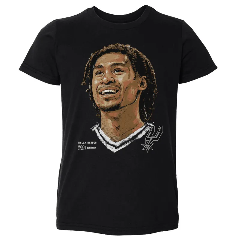 Dylan Harper San Antonio Spurs Portrait WHT sold by 500 Level