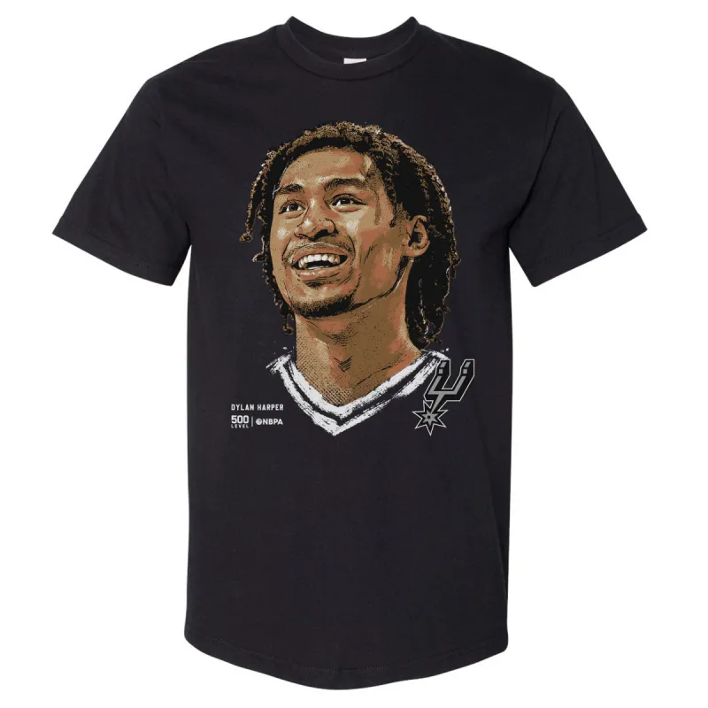 Dylan Harper San Antonio Spurs Portrait WHT sold by 500 Level