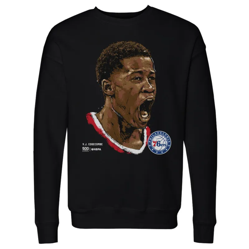 VJ Edgecombe Philadelphia 76ers Portrait WHT sold by 500 Level