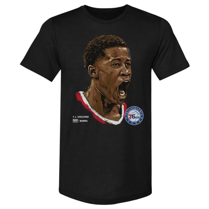 VJ Edgecombe Philadelphia 76ers Portrait WHT sold by 500 Level