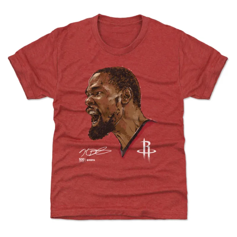 Kevin Durant Houston Rockets Portrait WHT sold by 500 Level