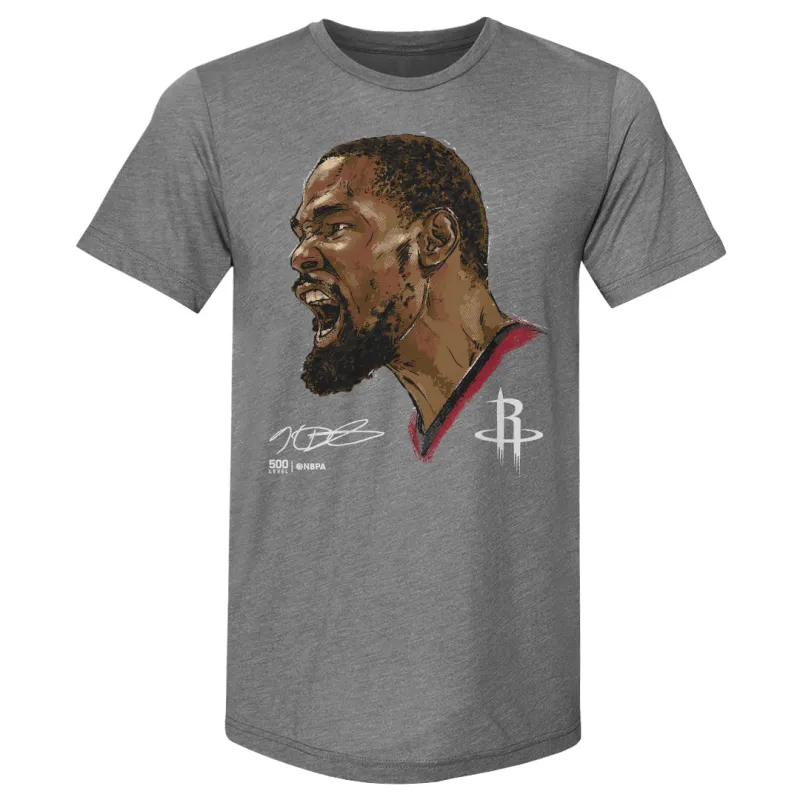 Kevin Durant Houston Rockets Portrait WHT made by 500 Level