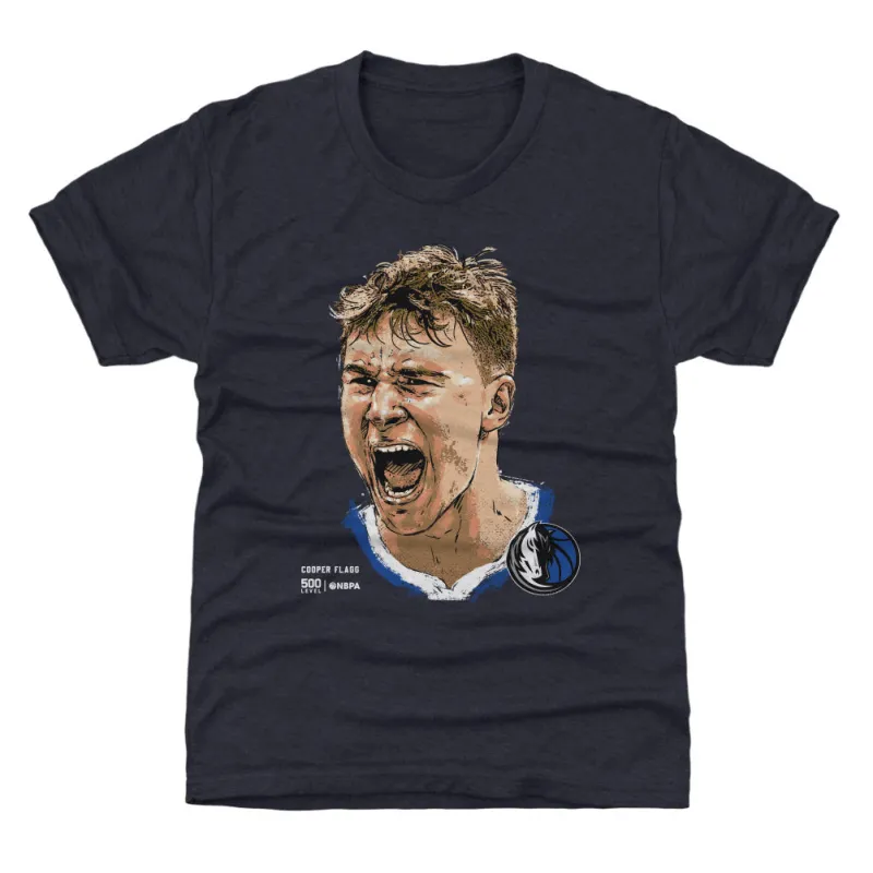 Cooper Flagg Dallas Mavericks Portrait WHT sold by 500 Level