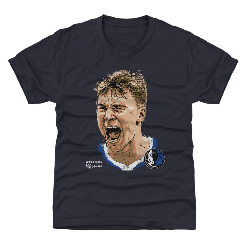 Cooper Flagg Dallas Mavericks Portrait WHT sold by 500 Level