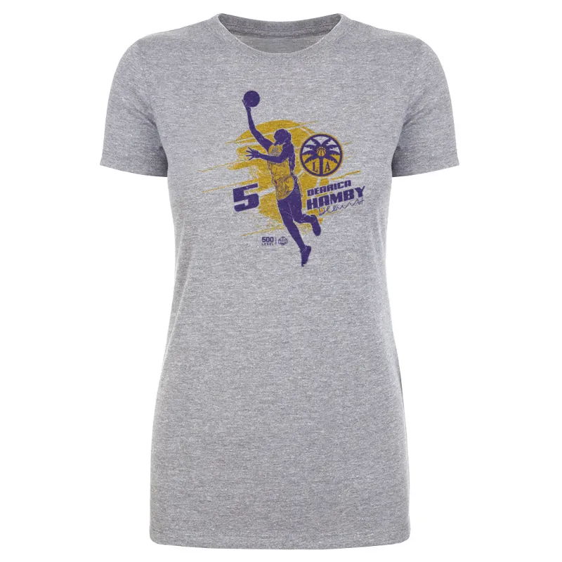 Dearica Hamby Los Angeles Sparks Silhouette sold by 500 Level