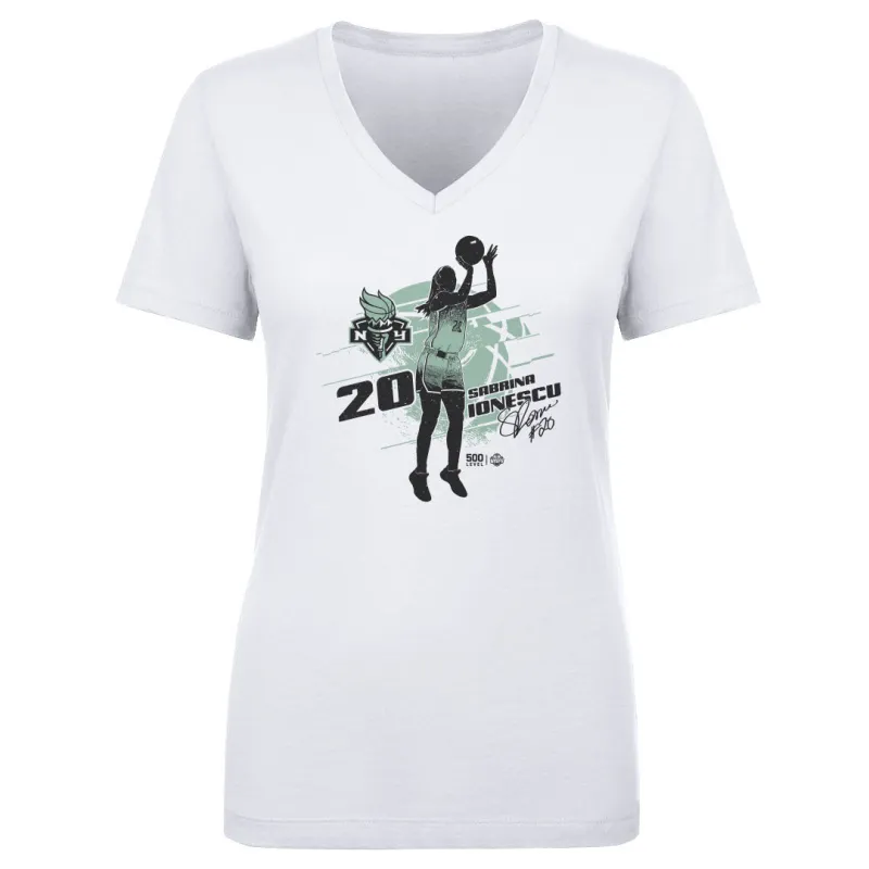 Sabrina Ionescu New York Liberty Silhouette sold by 500 Level