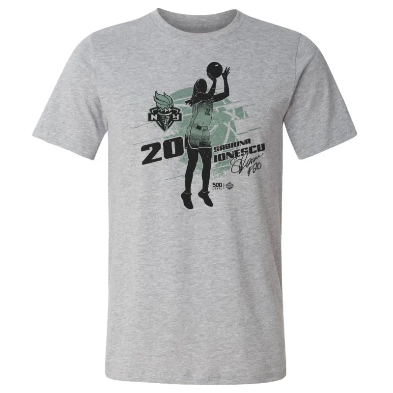Sabrina Ionescu New York Liberty Silhouette made by 500 Level