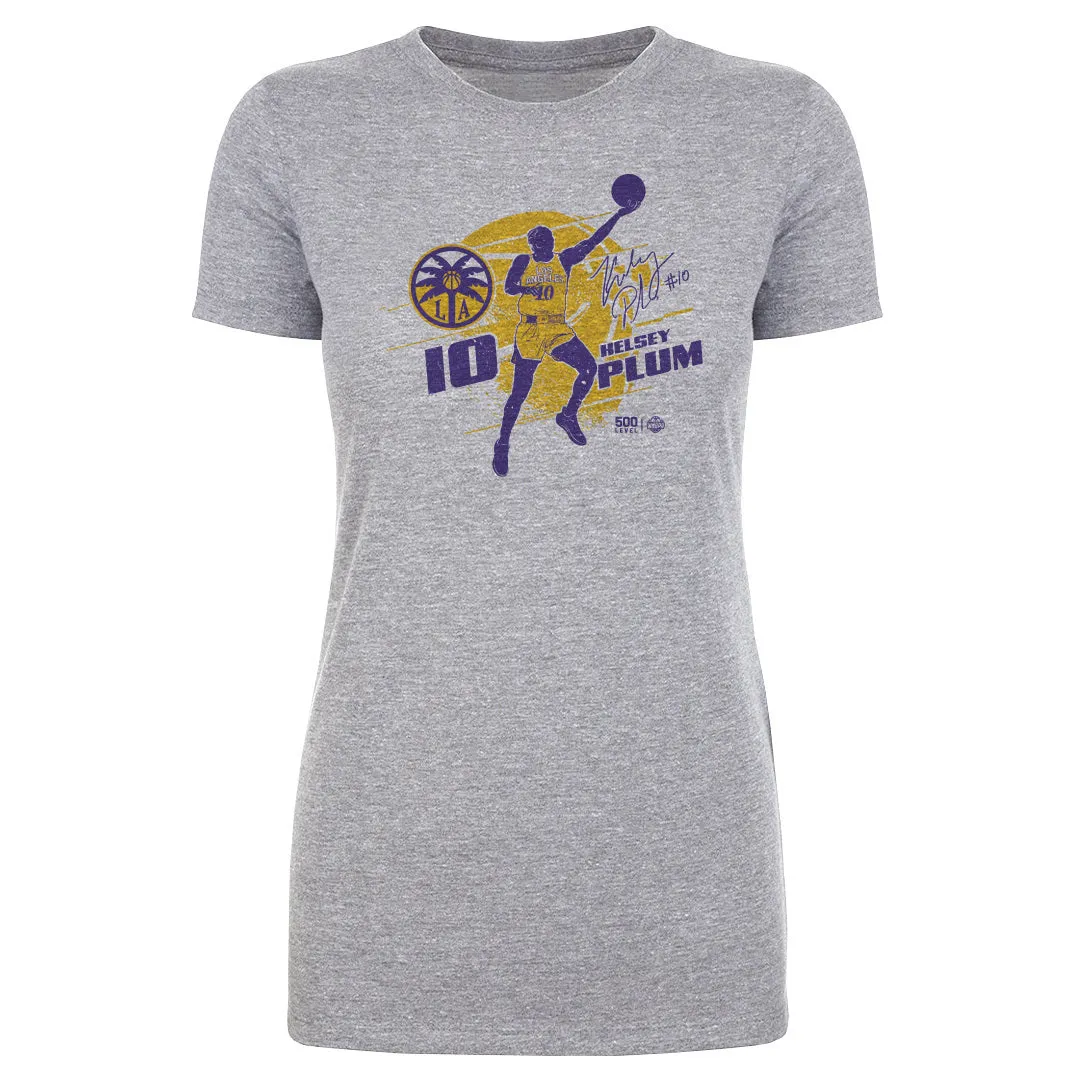 Kelsey Plum Los Angeles Sparks Silhouette sold by 500 Level