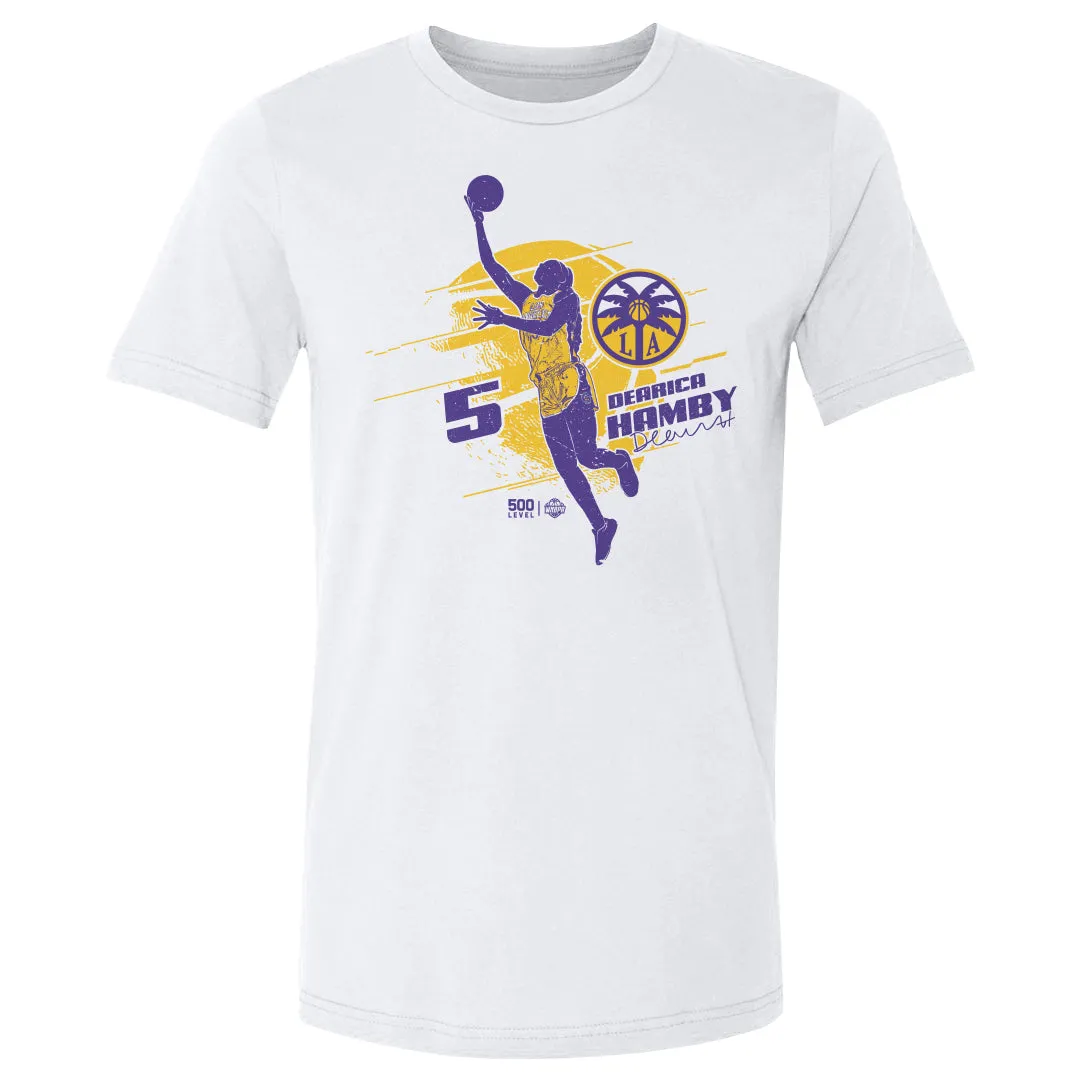 Dearica Hamby Los Angeles Sparks Silhouette sold by 500 Level