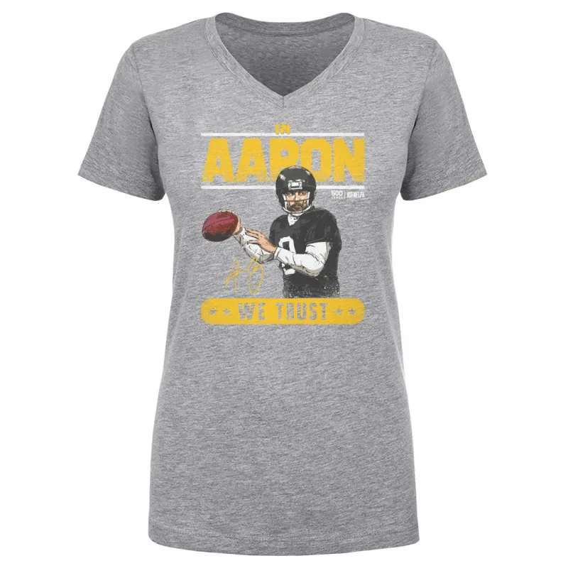 Aaron Rodgers Pittsburgh Trust WHT sold by 500 Level