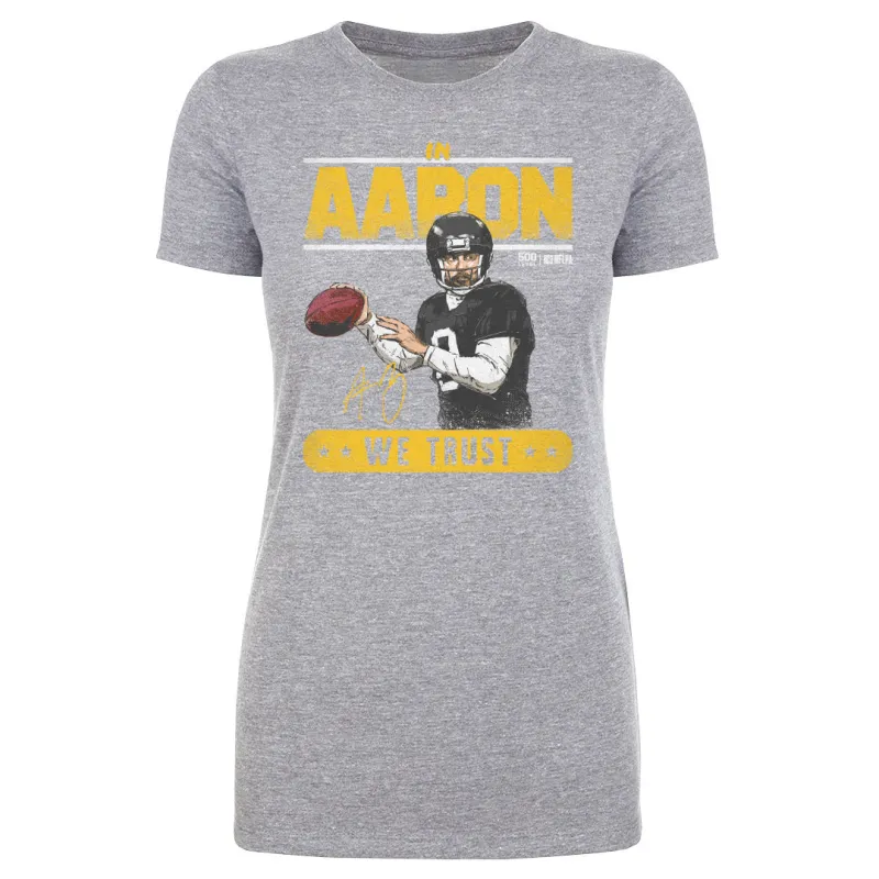 Aaron Rodgers Pittsburgh Trust WHT sold by 500 Level