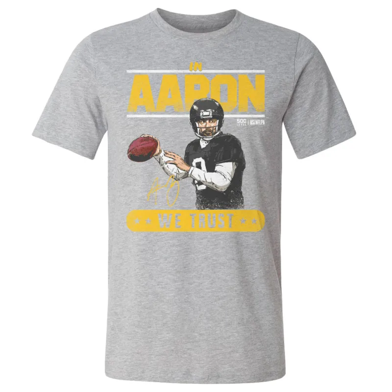 Aaron Rodgers Pittsburgh Trust WHT sold by 500 Level