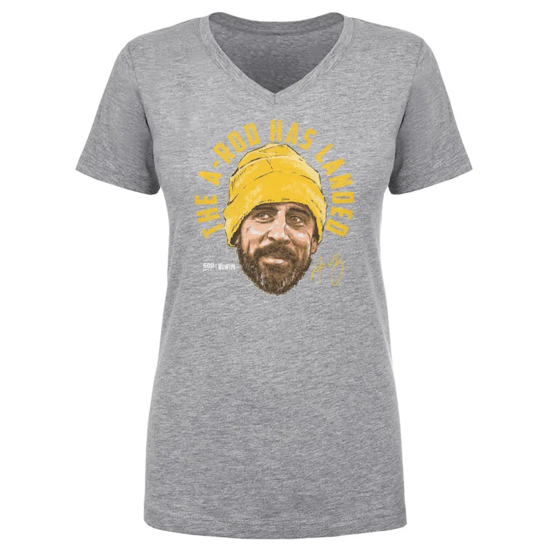 Aaron Rodgers Pittsburgh A-Rod Landed WHT sold by 500 Level