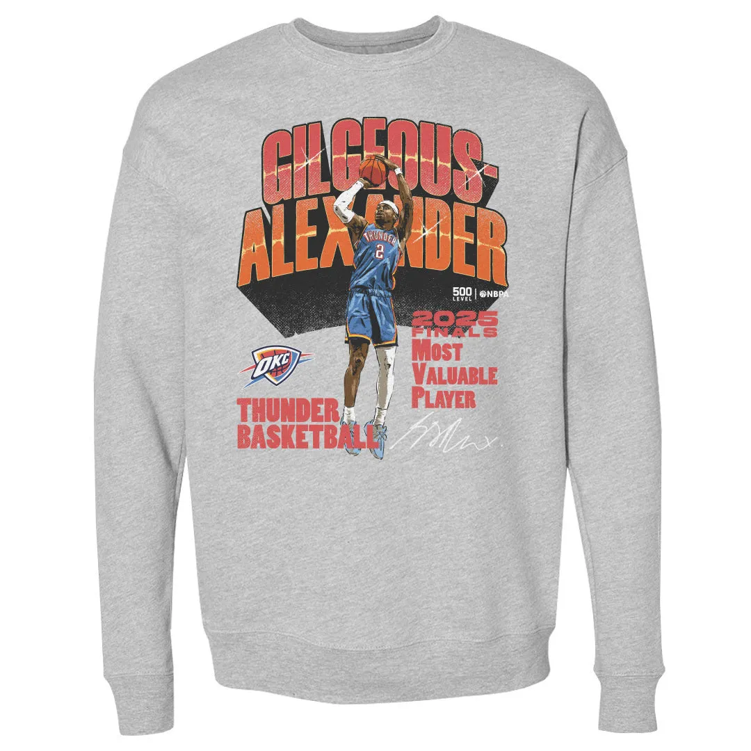 Shai Gilgeous-Alexander Oklahoma City Thunder 2025 Finals MVP WHT sold by 500 Level product image thumbnail 2