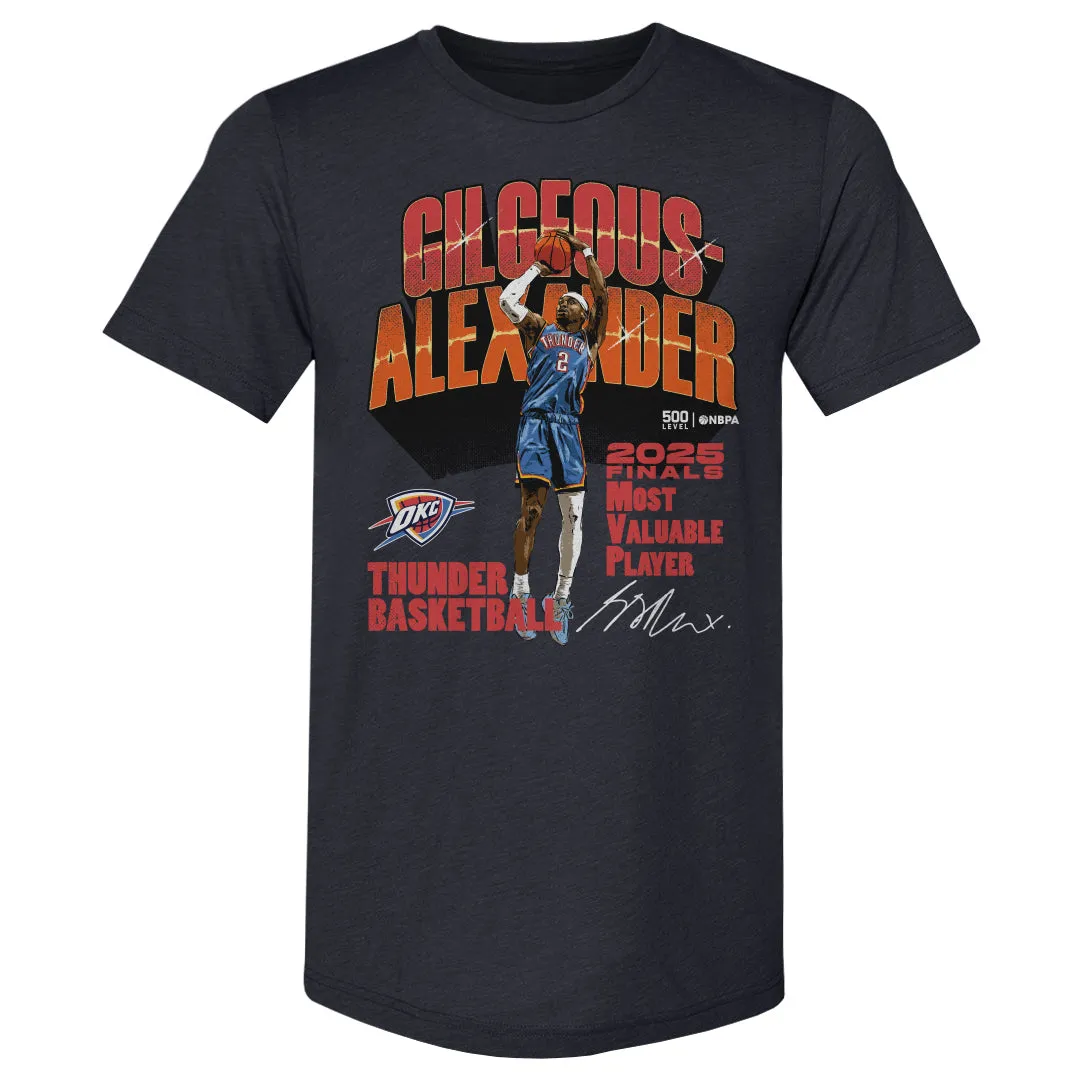 Shai Gilgeous-Alexander Oklahoma City Thunder 2025 Finals MVP WHT sold by 500 Level product image thumbnail 3