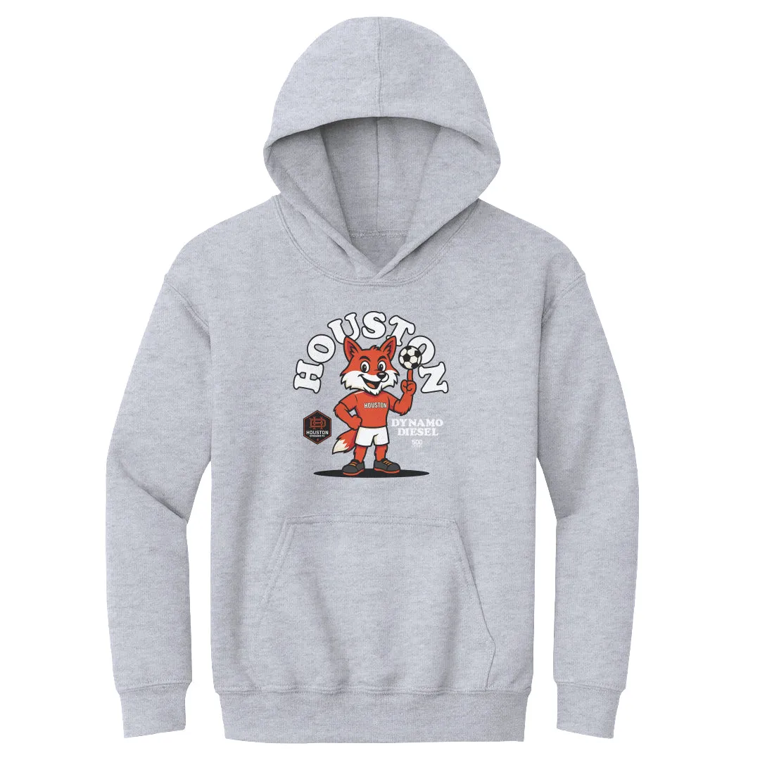 Houston Dynamo Mascot WHT sold by 500 Level