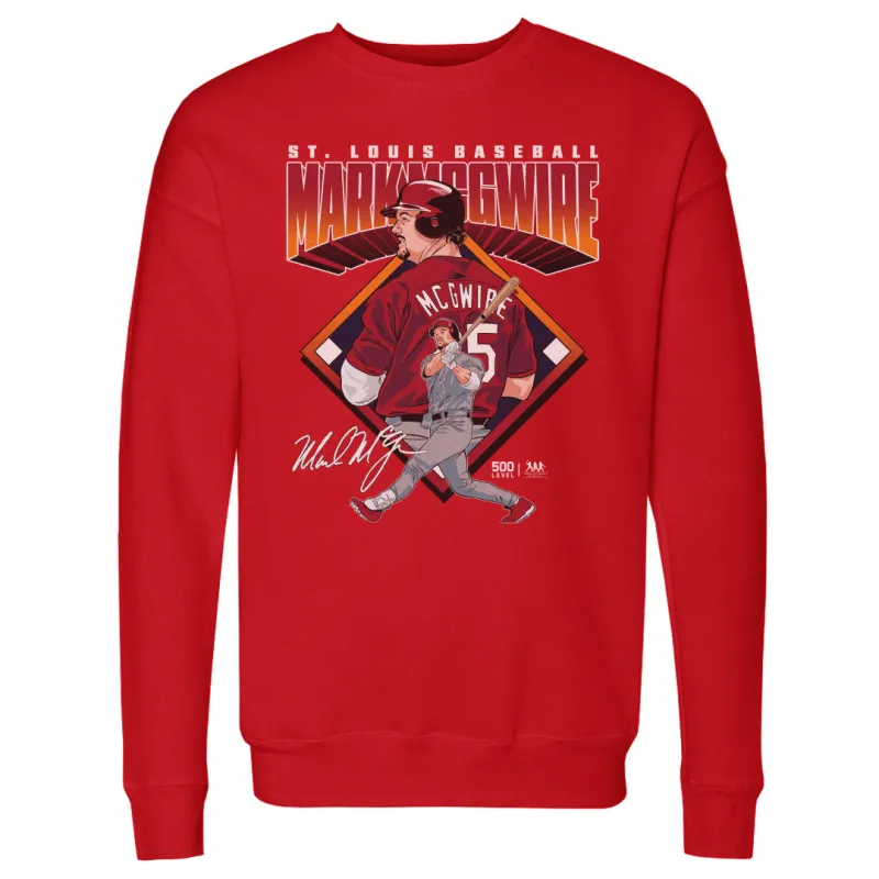 Mark McGwire St. Louis Baseball Diamond WHT sold by 500 Level