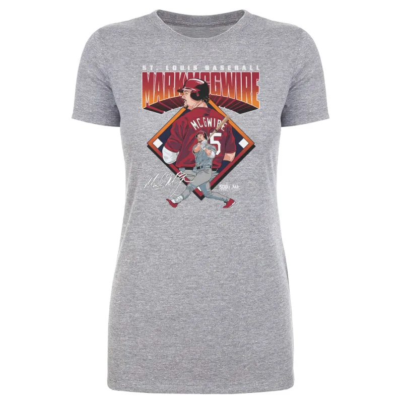 Mark McGwire St. Louis Baseball Diamond WHT sold by 500 Level