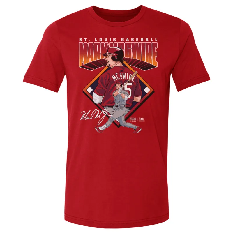 Mark McGwire St. Louis Baseball Diamond WHT sold by 500 Level