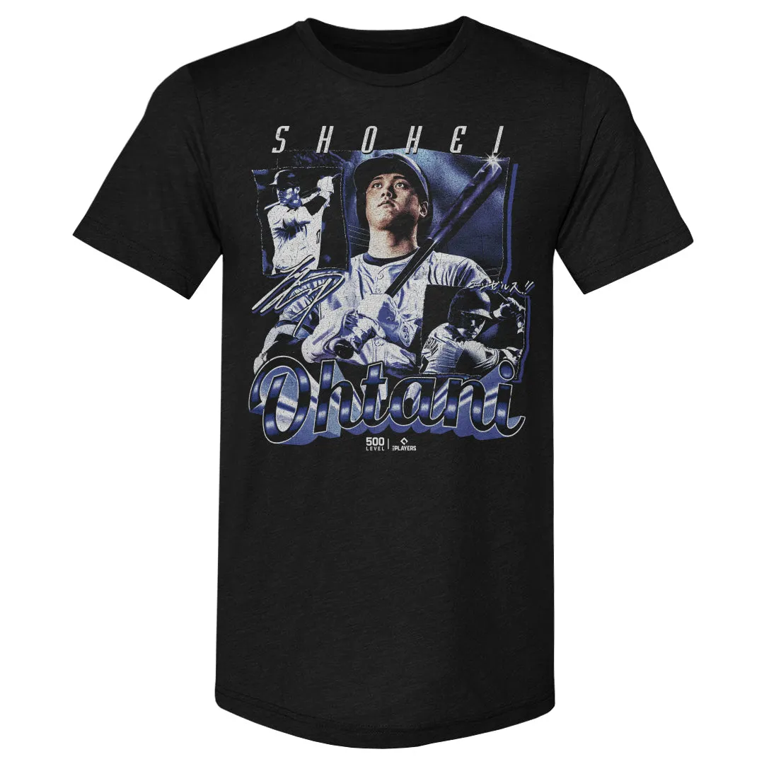 Shohei Ohtani Los Angeles D Grunge WHT sold by 500 Level