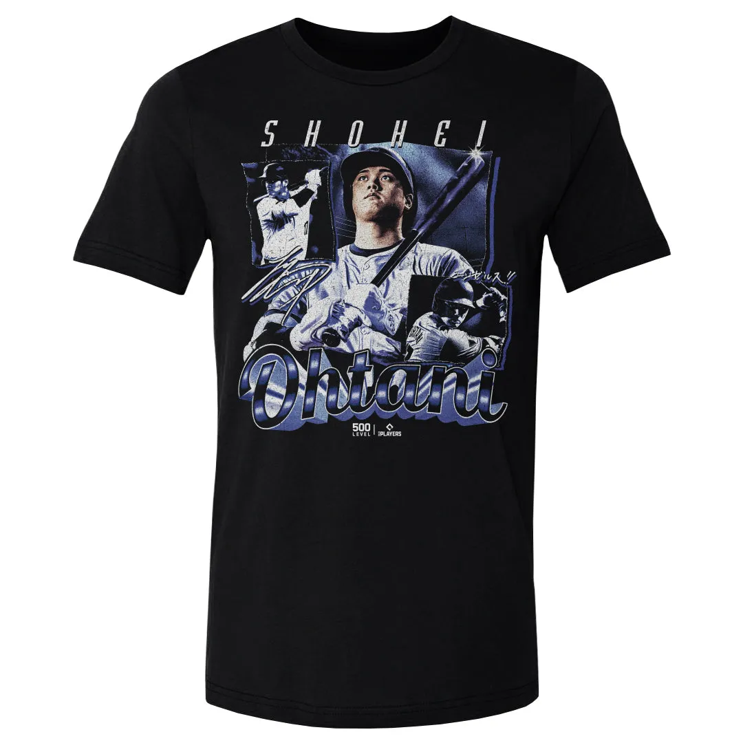 Shohei Ohtani Los Angeles D Grunge WHT sold by 500 Level