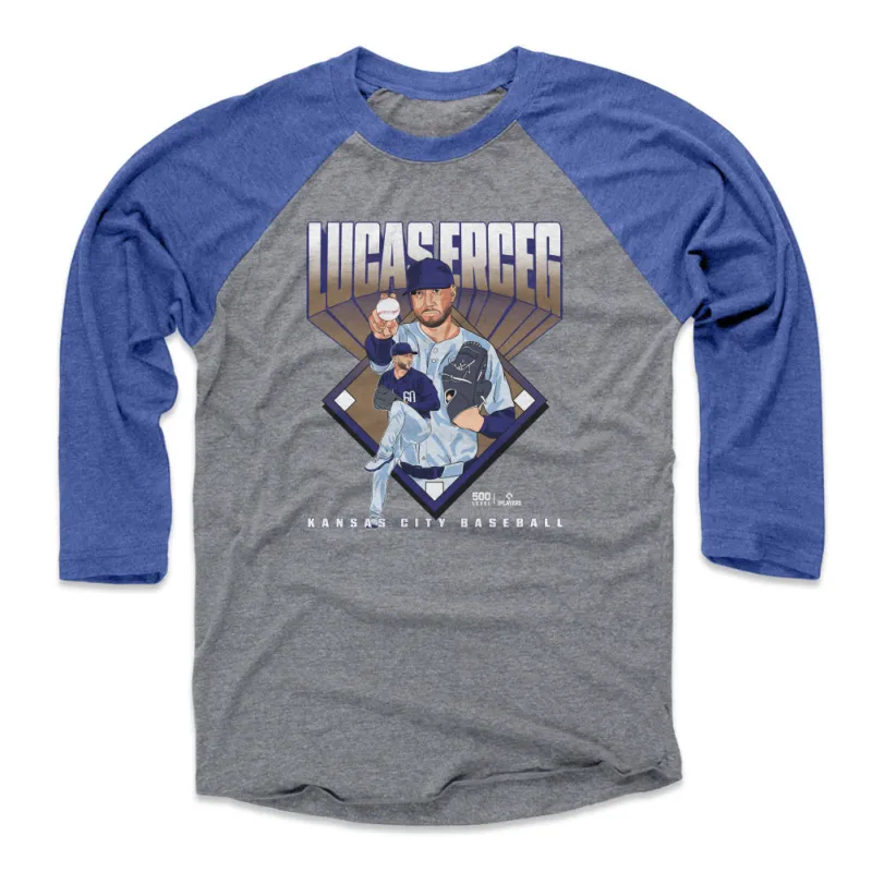 Lucas Erceg Kansas City Baseball Diamond WHT sold by 500 Level